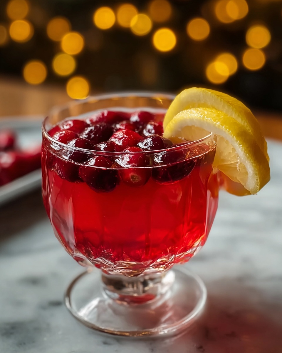 Sparkling Cranberry Punch: A Festive Celebration Drink Recipe - Recipe Image