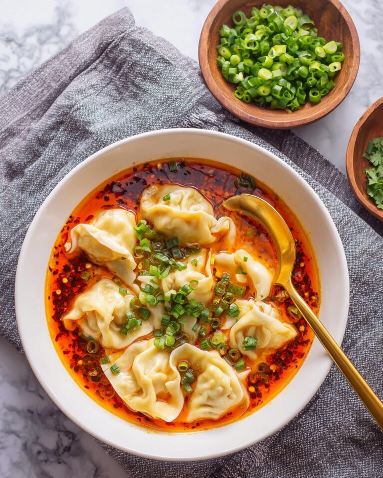 Coconut Curry Soup with Vegan Dumplings and Chili Oil Recipe