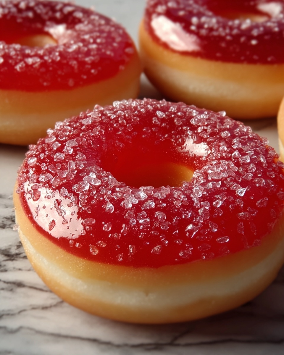 Gummy Glazed Donuts Recipe - Recipe Image