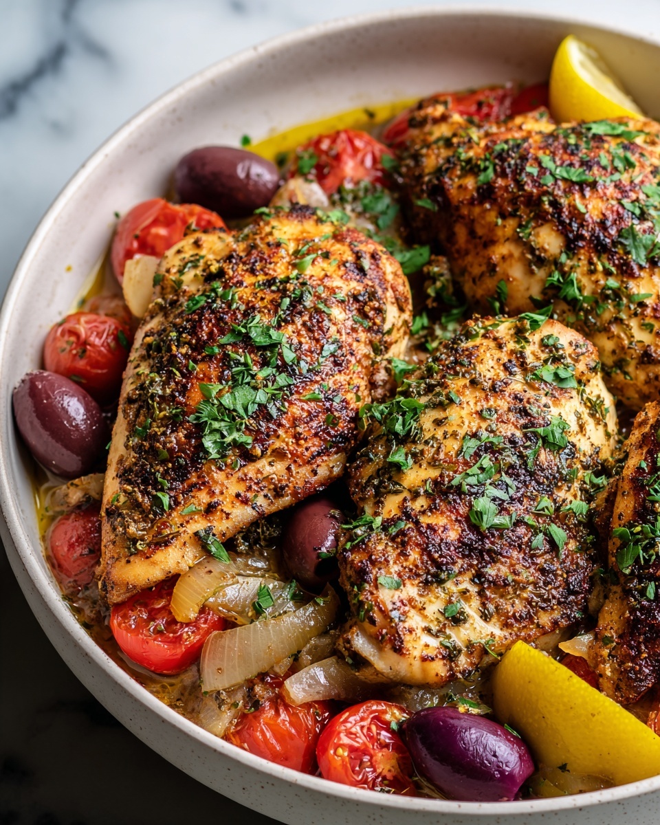 Slow Cooker Greek Chicken Recipe - Recipe Image