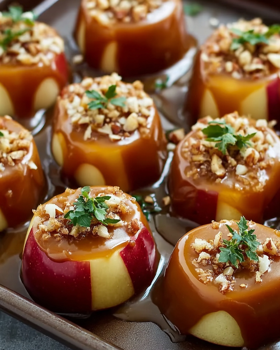 Delightful Sheet Pan Caramel Apples Recipe - Recipe Image