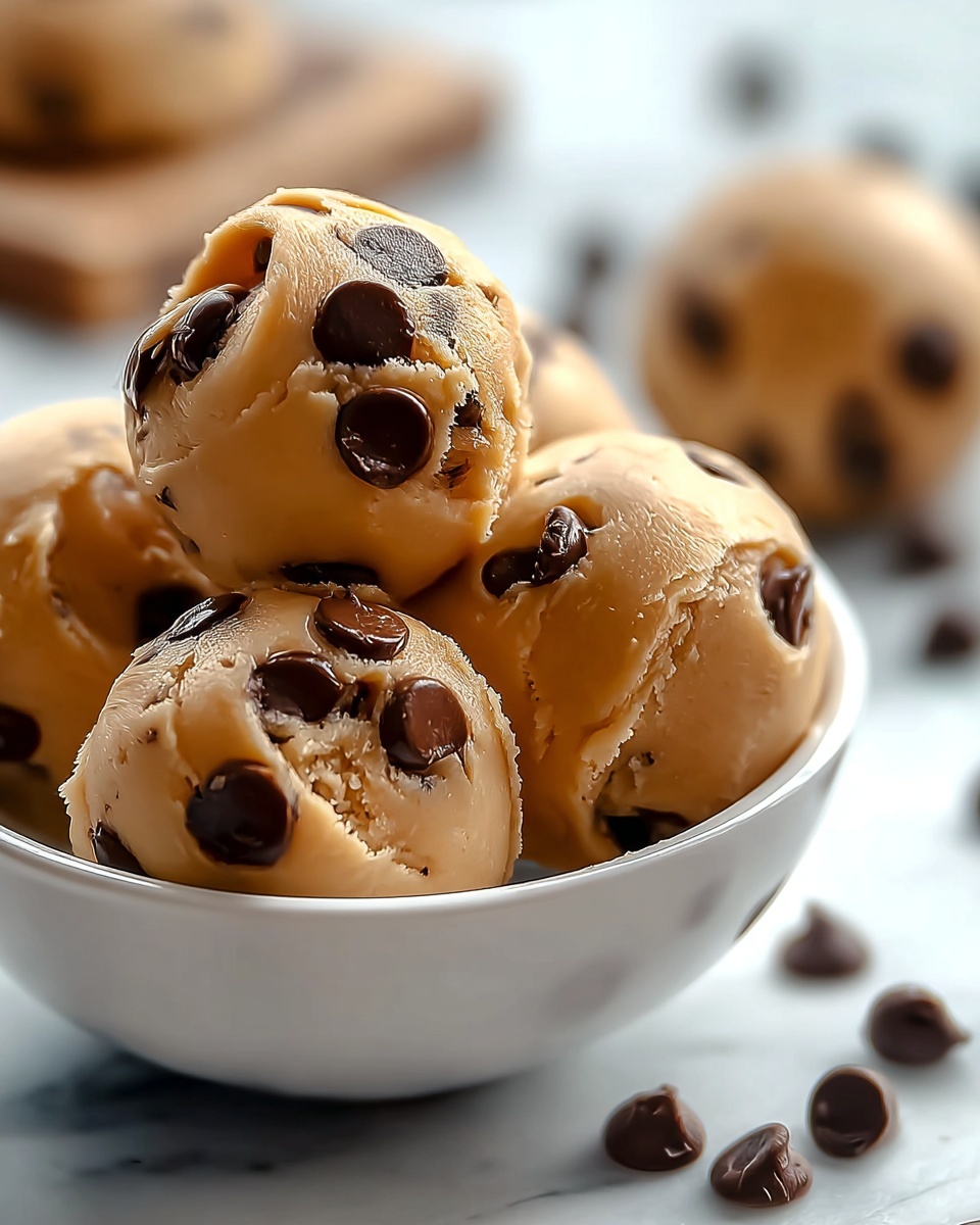 Frozen Greek Yogurt Peanut Butter Bites with Chocolate Chips Recipe - Recipe Image
