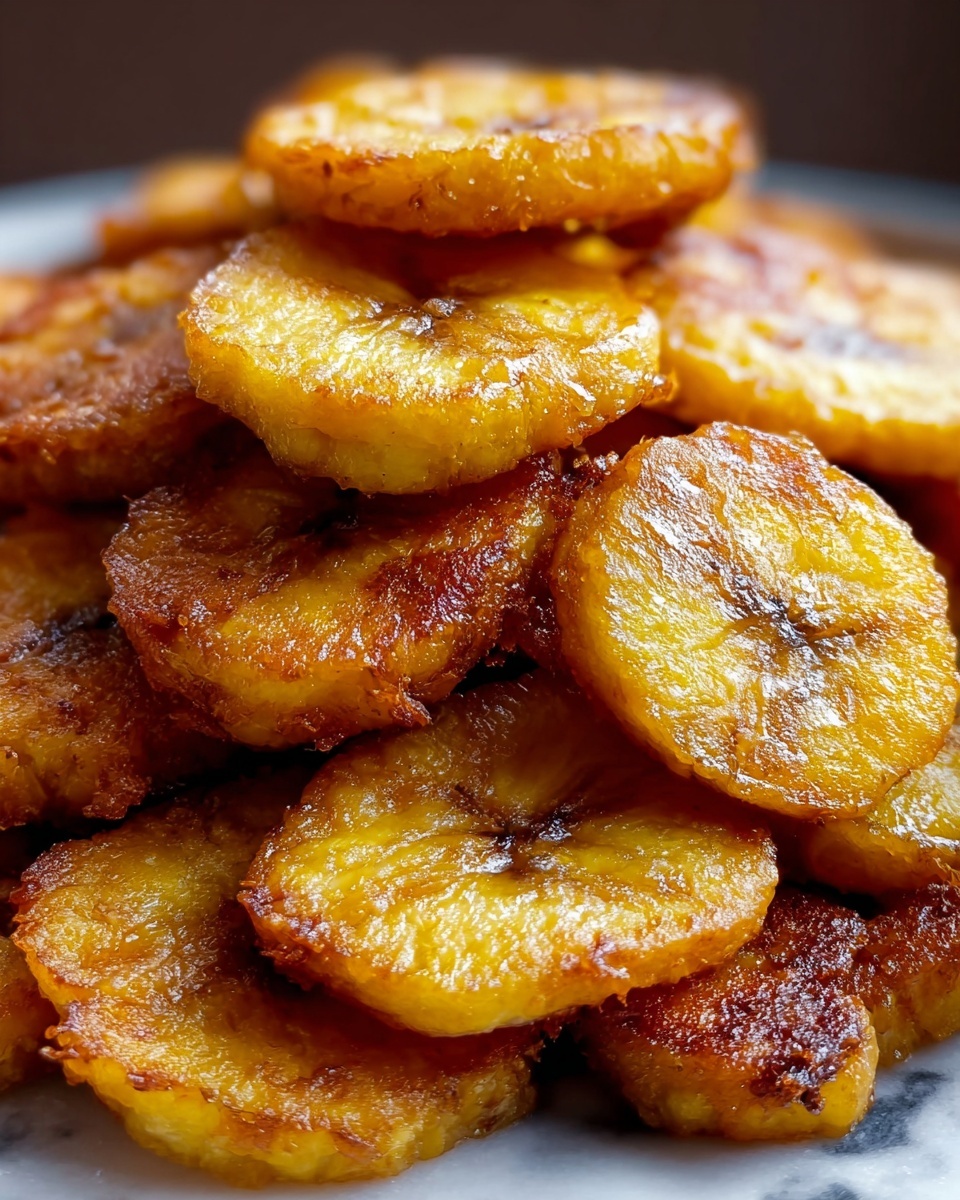 Crispy Tostones: Green Plantain Fritters Recipe - Recipe Image
