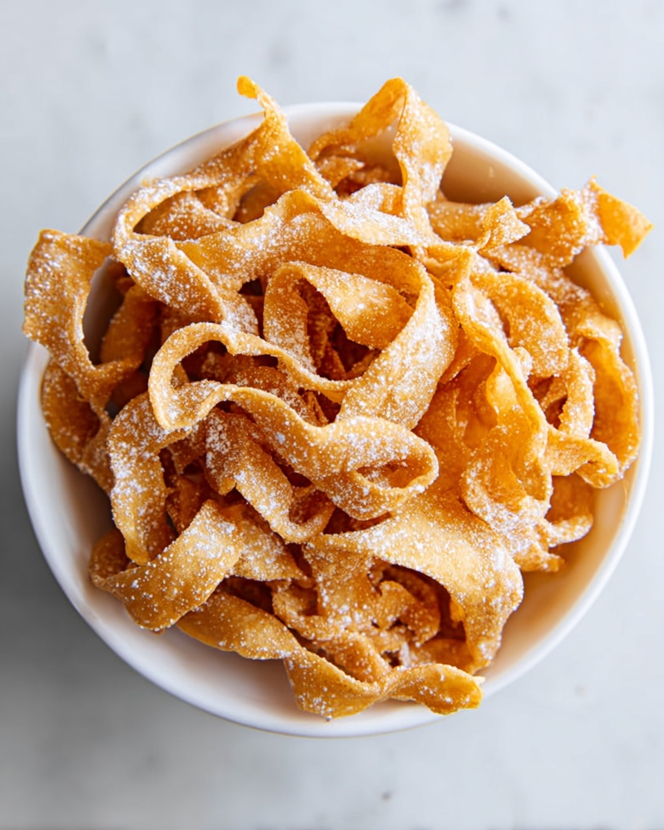 Crispy Fried Wonton Strips Recipe - Recipe Image
