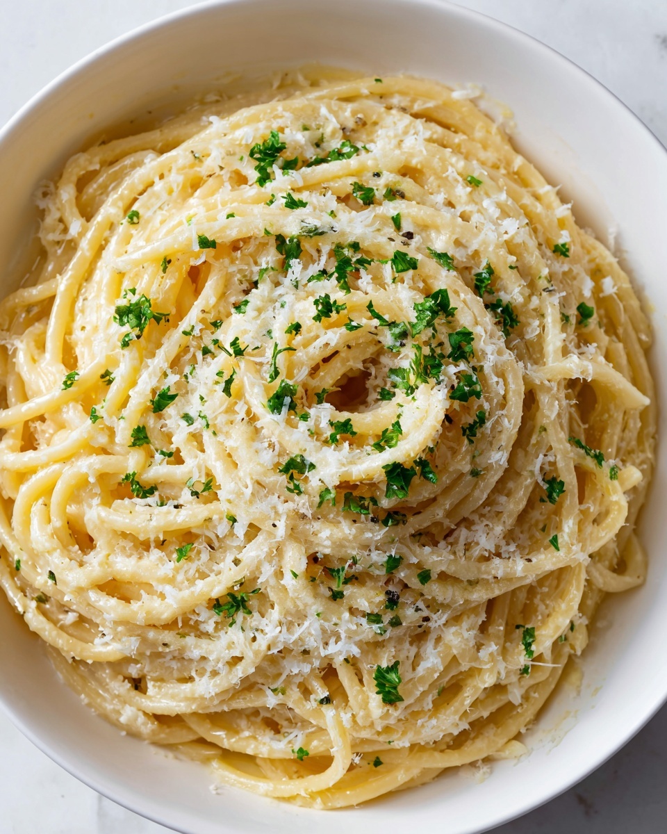 Garlic Parmesan Pasta Recipe - Recipe Image