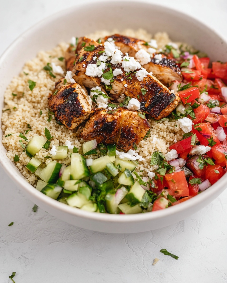 Greek Chicken Bowls Recipe - Recipe Image