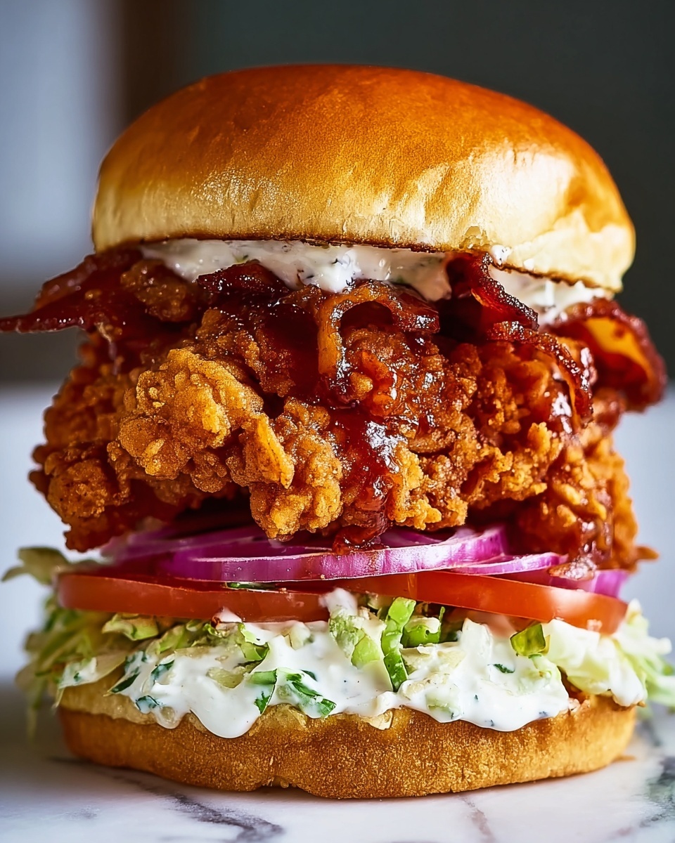 Perfect Crispy Fried Chicken Sandwich Recipe - Recipe Image