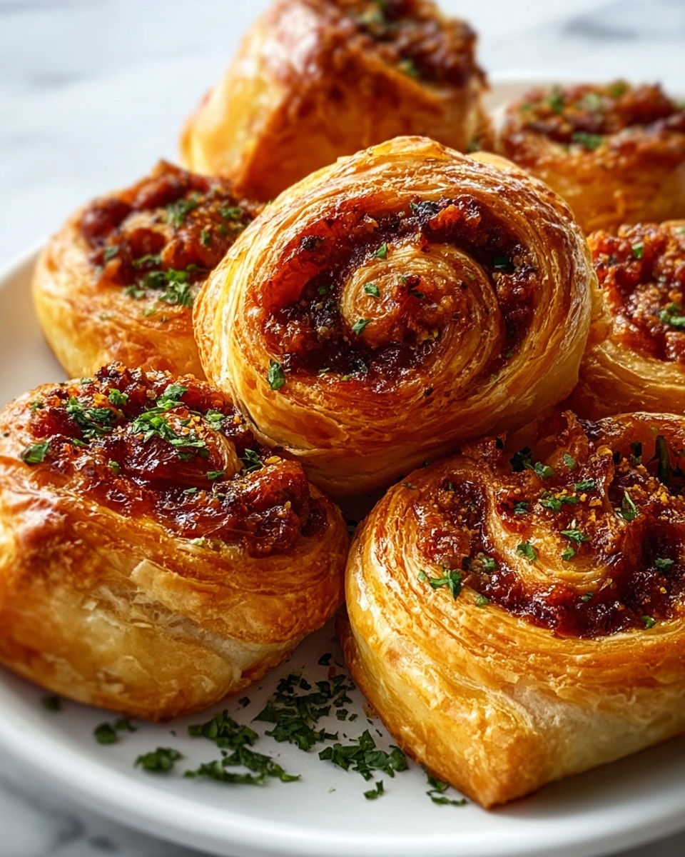 Homemade Nduja Sausage Rolls That Are Delicious and Savory Recipe - Recipe Image