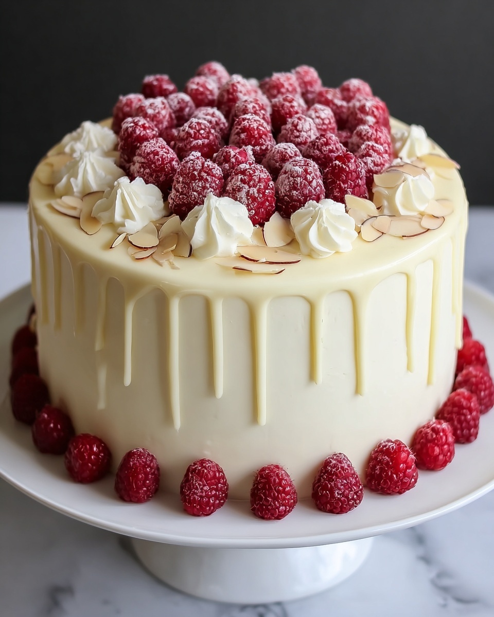 Best White Chocolate Raspberry Cake Recipe - Recipe Image