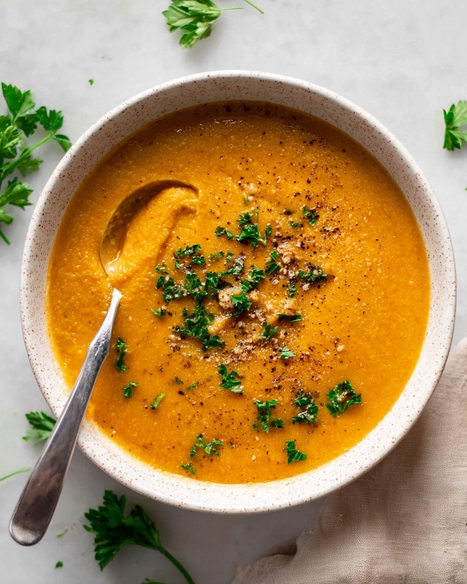 Roasted Butternut Squash and Cauliflower Soup Recipe - Recipe Image