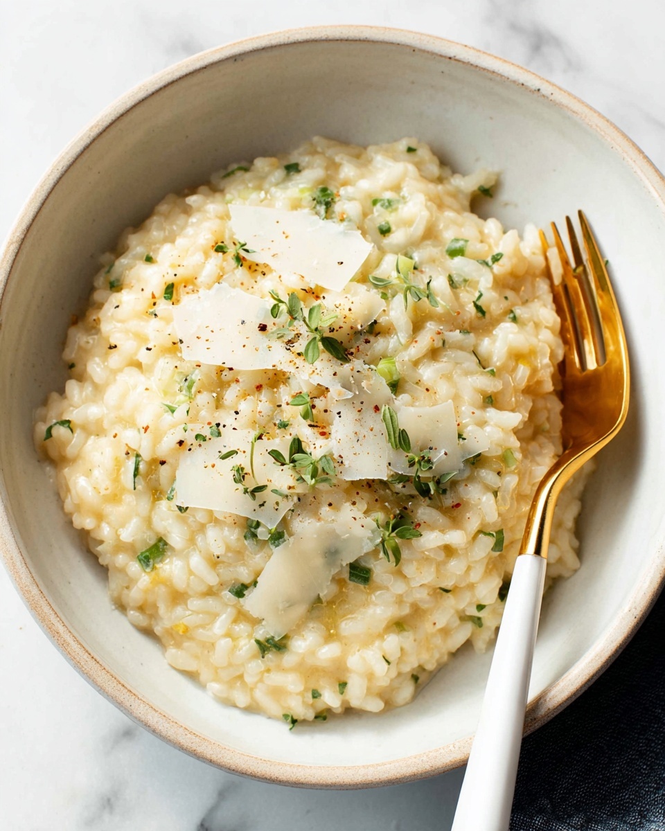 Simple Lemon Parsley Parmesan Risotto Recipe - Recipe Image