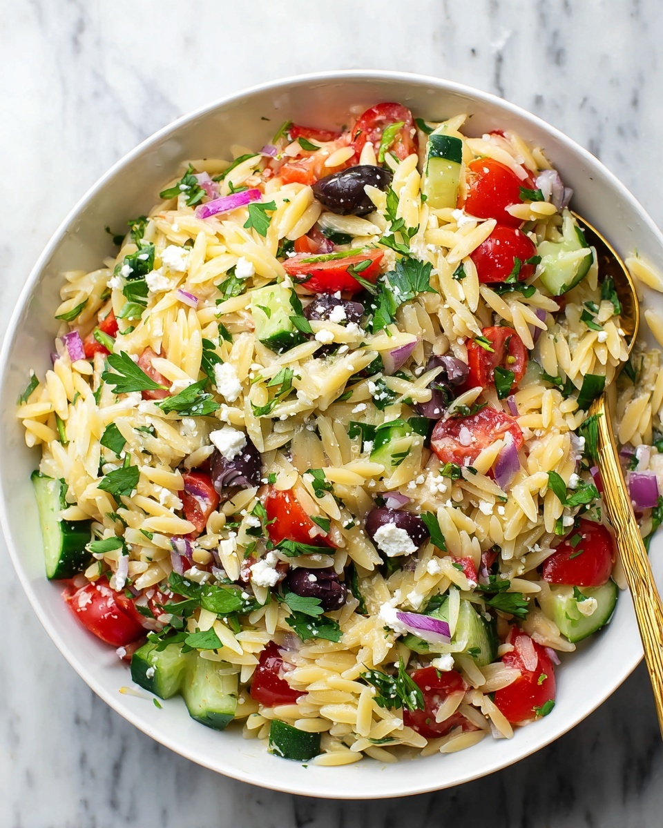 Mediterranean Orzo Salad Recipe - Recipe Image