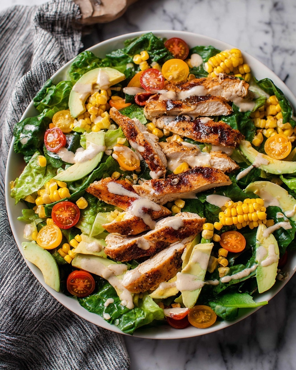 Chipotle Ranch Chicken Salad Recipe - Recipe Image