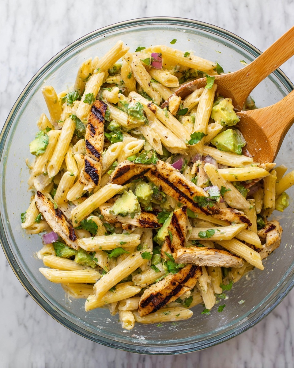 Grilled Chicken Pasta Salad Recipe - Recipe Image