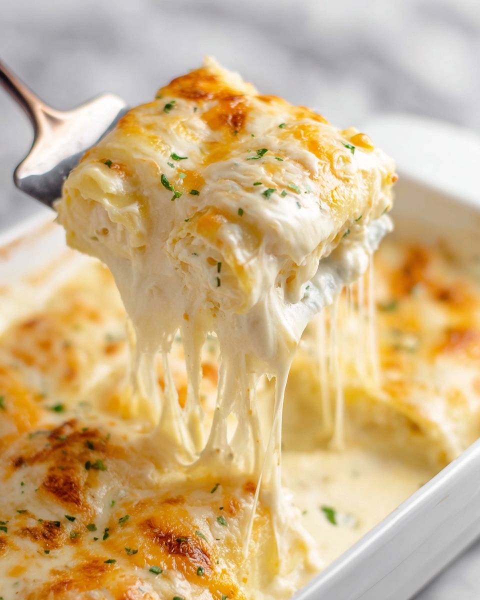 Chicken Alfredo Lasagna Roll-Ups Recipe - Recipe Image