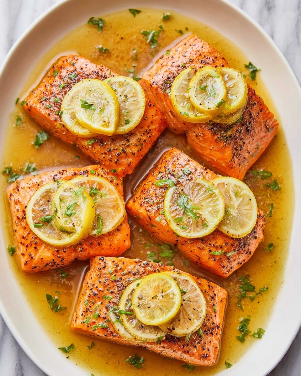 Pan Seared Salmon with Lemon Butter Sauce Recipe - Recipe Image
