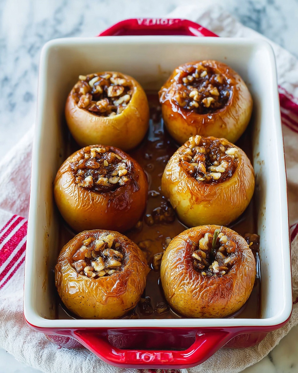 Baked Apples with Cranberries, Nuts, and Cinnamon Recipe - Recipe Image