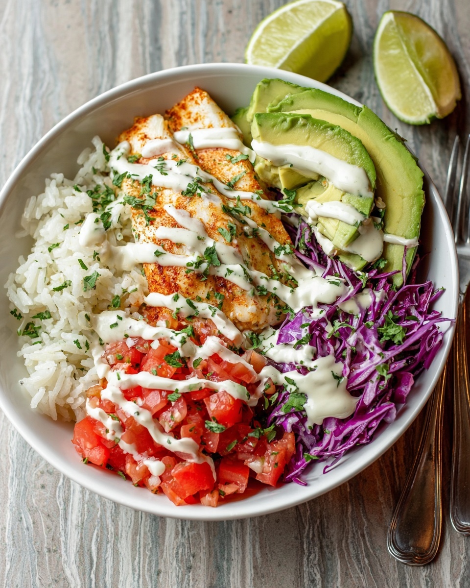 Fish Taco Bowls Recipe - Recipe Image