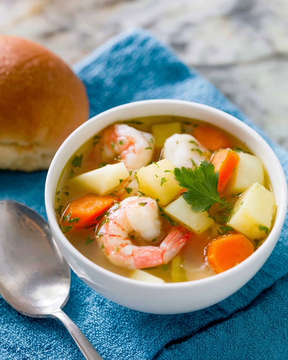 Shrimp and Fish Soup (Ukha) Recipe - Recipe Image