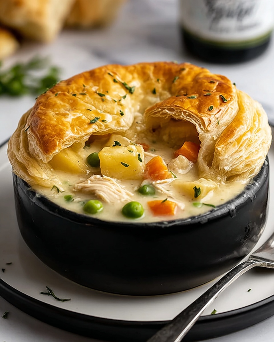 Crock Pot Chicken Pot Pie with Tater Tot Topping Recipe - Recipe Image