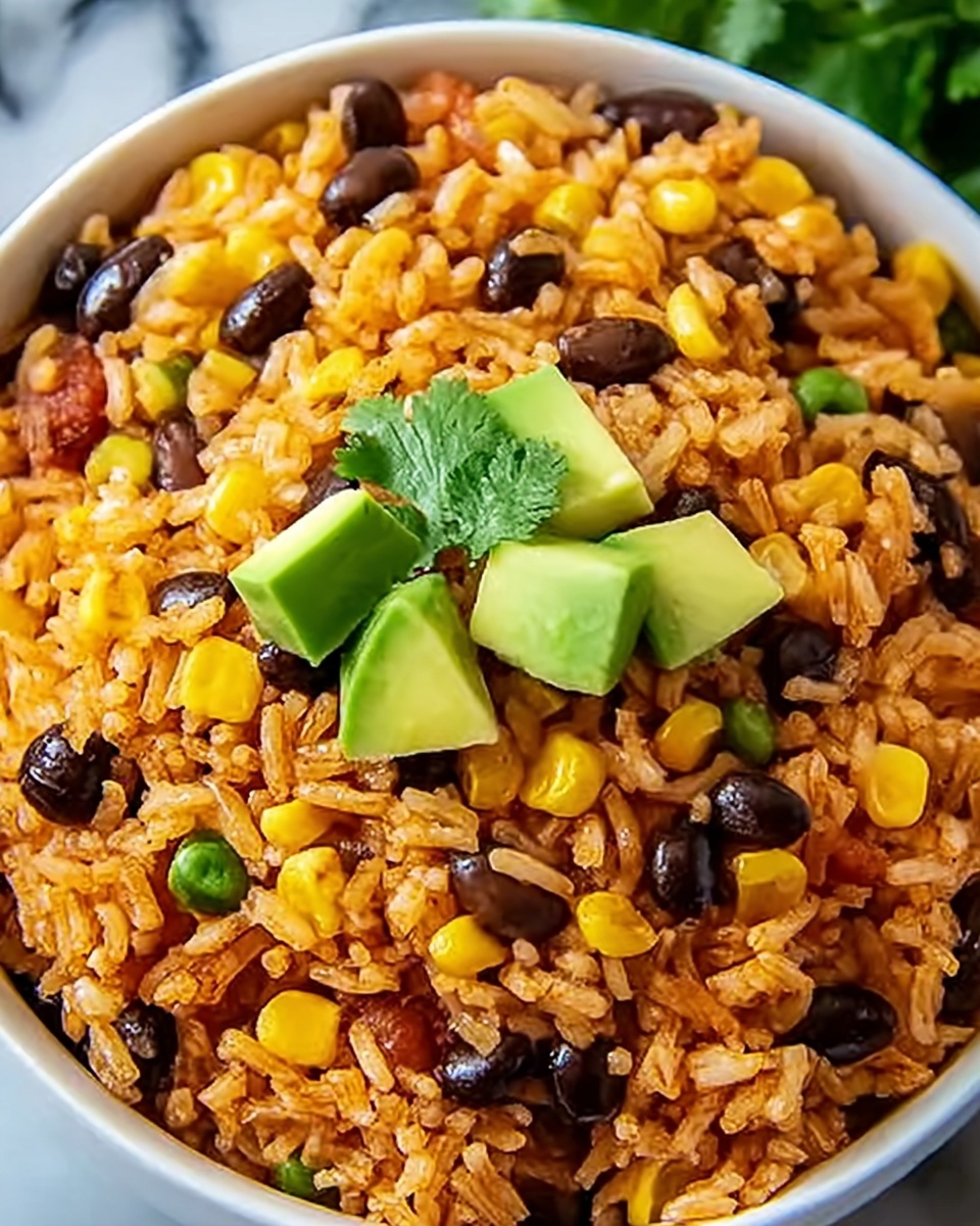 Easy One Pot Mexican Rice Casserole Recipe - Recipe Image