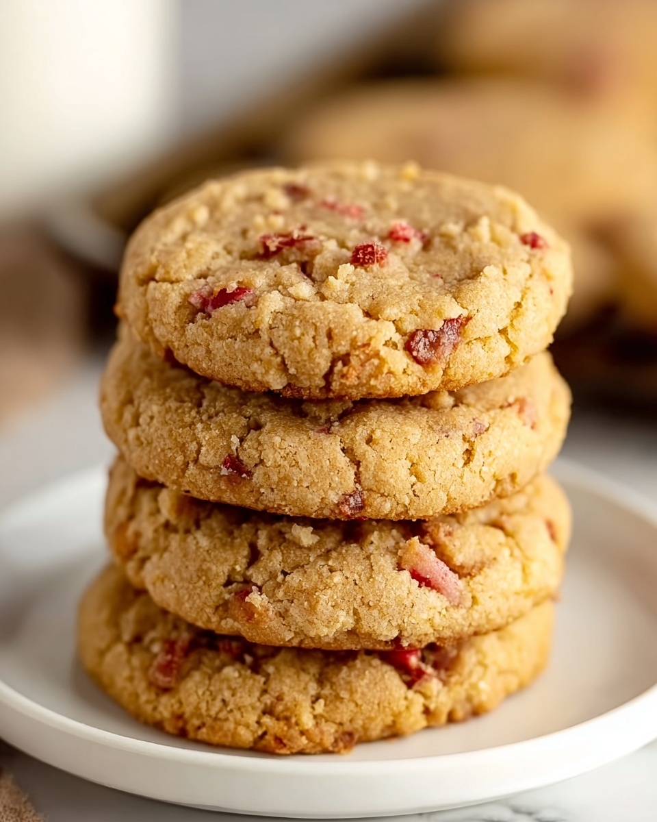 Resistible Brown Sugar Rhubarb Cookies Recipe - Recipe Image