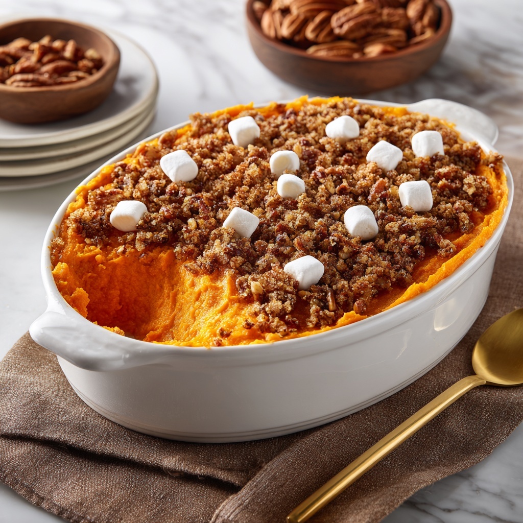 Easy Sweet Potato Soufflé Recipe - Recipe Image