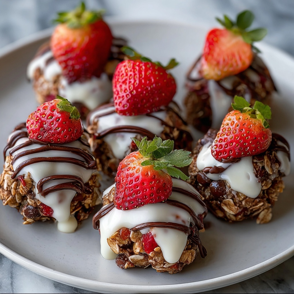 Chocolate Strawberry Yogurt Clusters Recipe - Recipe Image