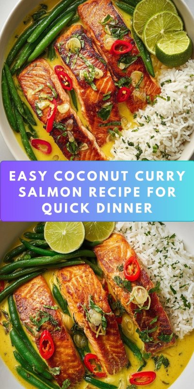 Coconut Curry Salmon Recipe - Recipe Image