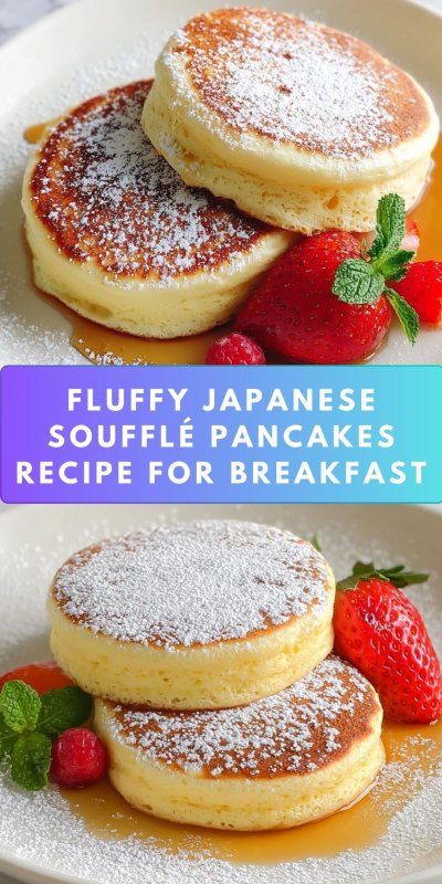 Fluffy Japanese Soufflé Pancakes Recipe - Recipe Image