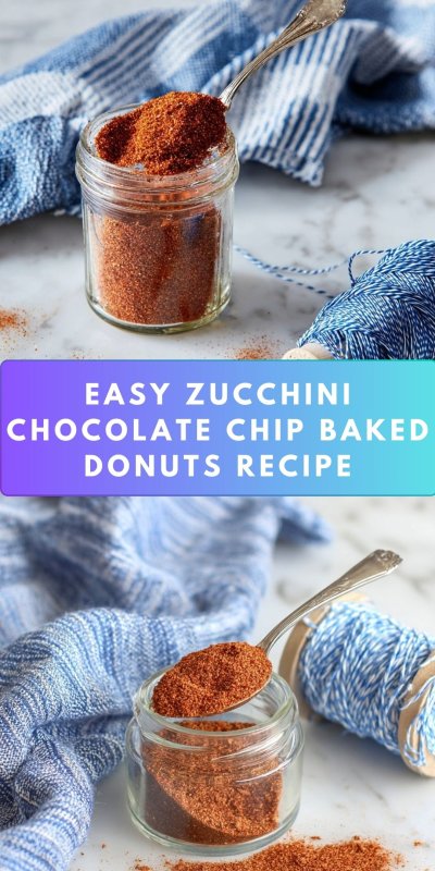 Zucchini Chocolate Chip Baked Donuts Recipe - Recipe Image