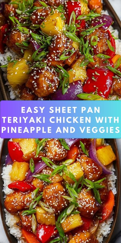 Sheet Pan Teriyaki Chicken and Pineapple Recipe - Recipe Image