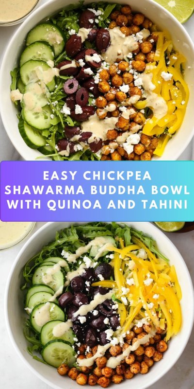 Chickpea Shawarma Buddha Bowl Recipe - Recipe Image