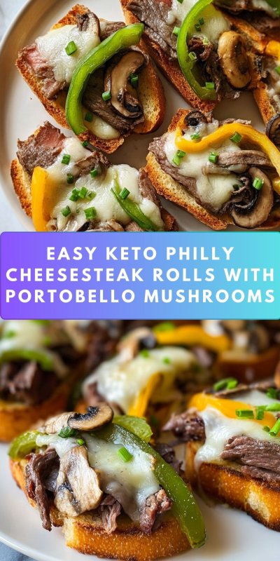 Keto Philly Cheesesteak Rolls Recipe - Recipe Image