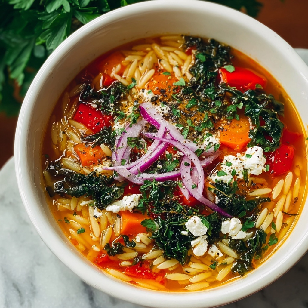 Mediterranean Orzo Soup Recipe - Recipe Image
