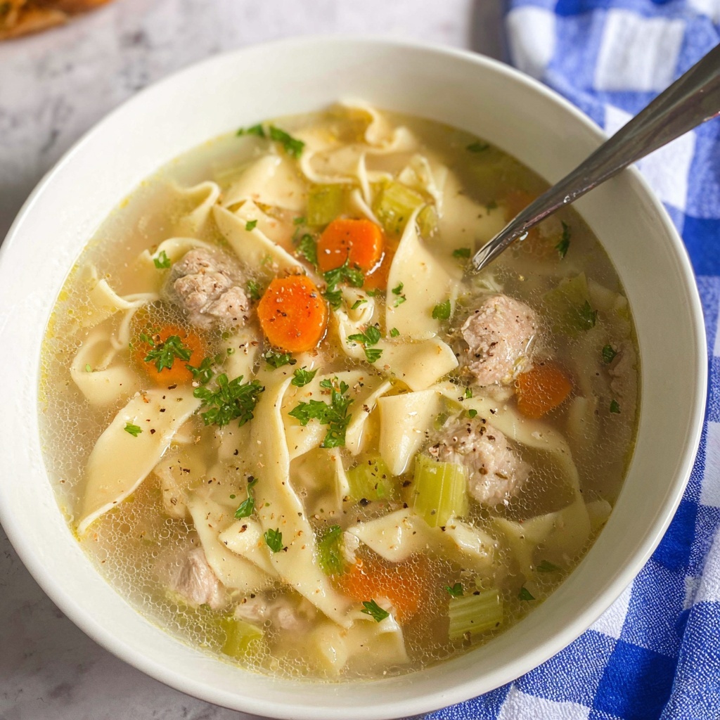 Crockpot Chicken Noodle Soup Recipe - Recipe Image