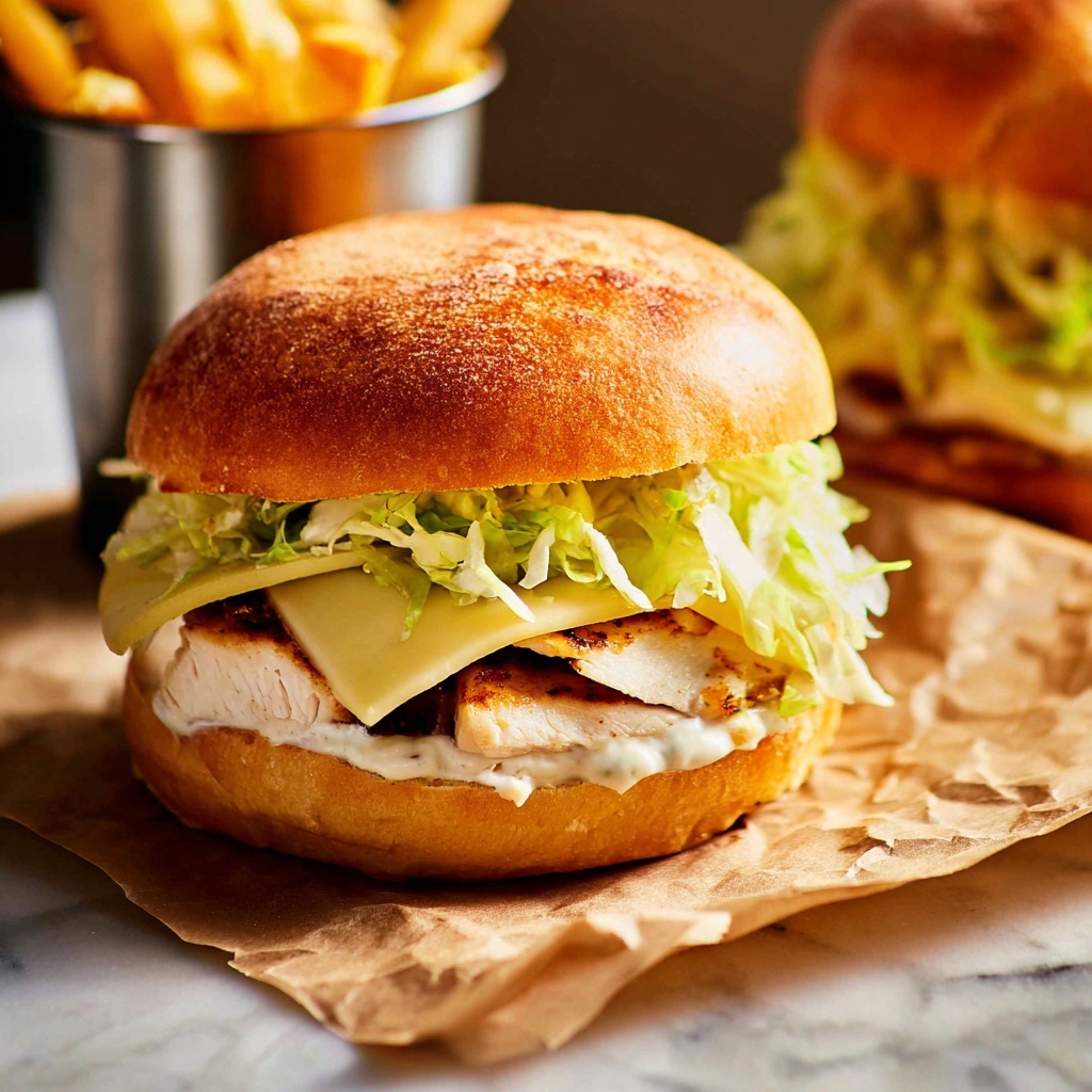 Chicken Bacon Ranch Sandwich Recipe - Recipe Image