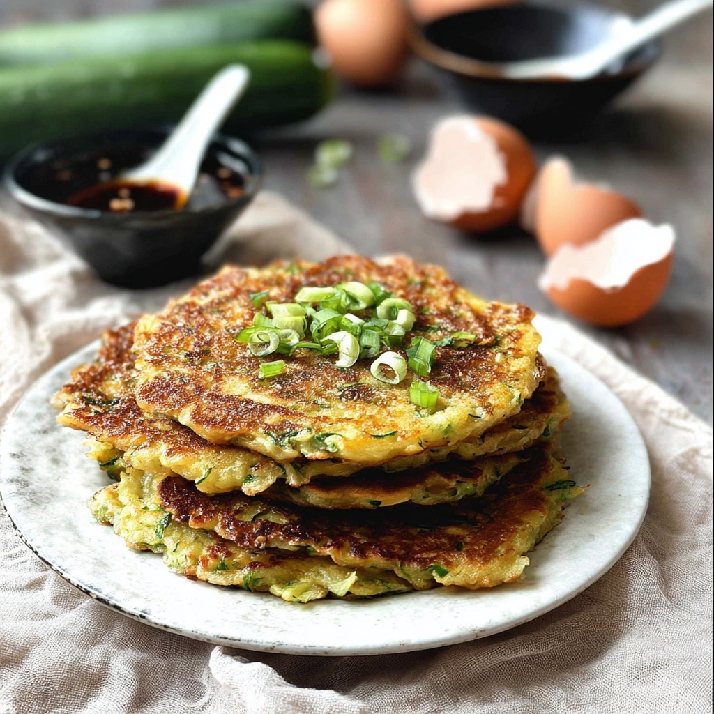 Chinese Zucchini Pancakes Recipe - Recipe Image