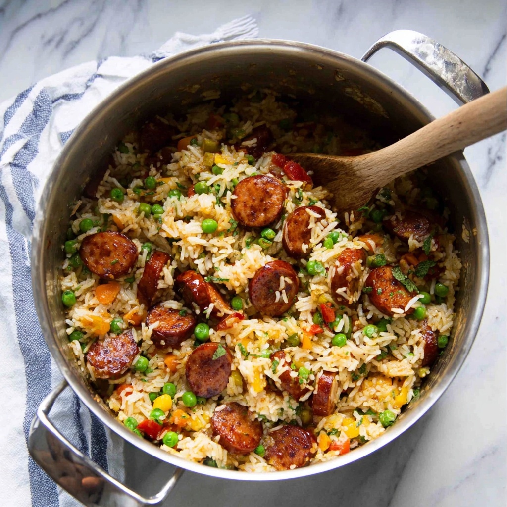 Smoked Sausage and Rice One-Pot Dinner Recipe - Recipe Image