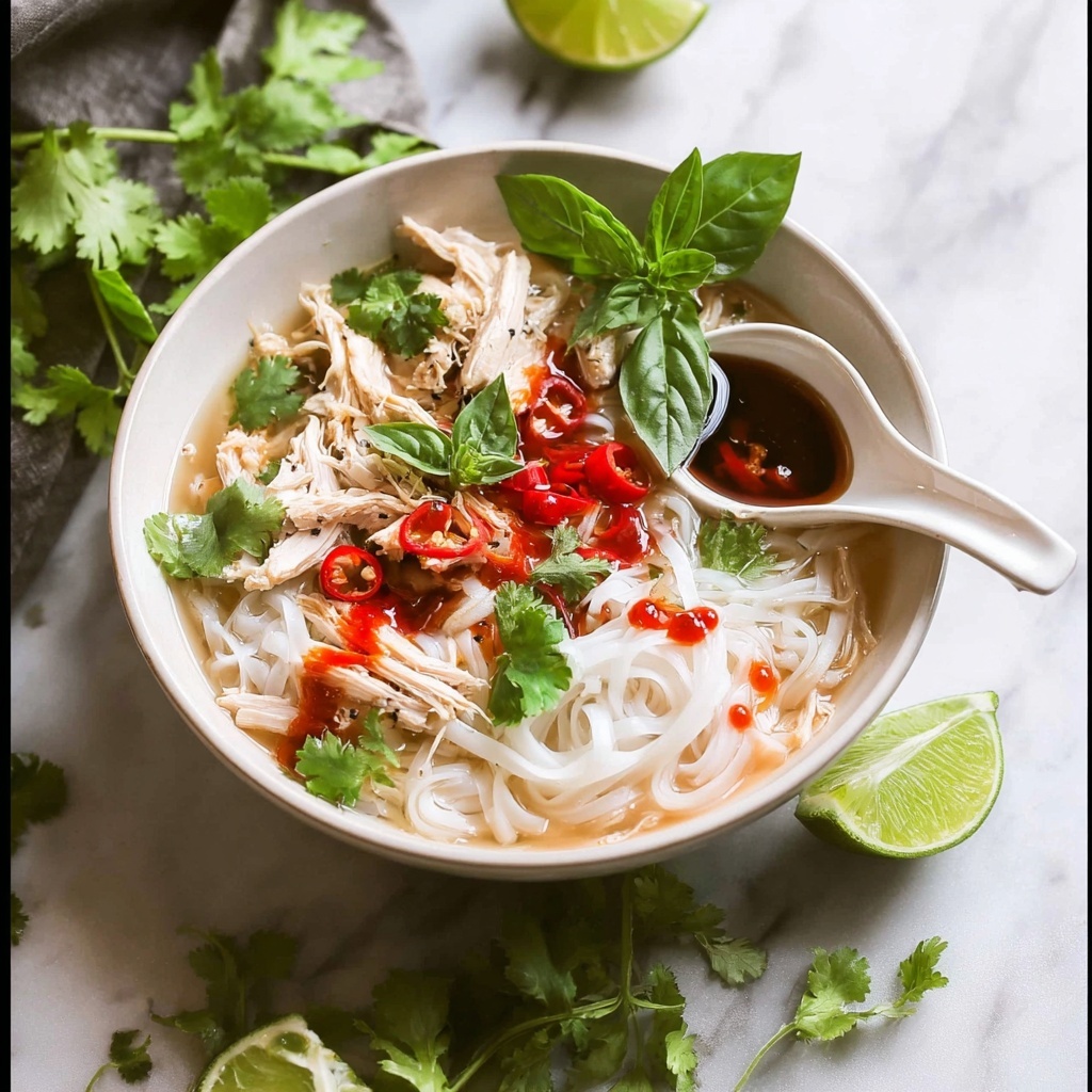 Vietnamese Chicken Pho Soup (Pho Ga) Recipe - Recipe Image