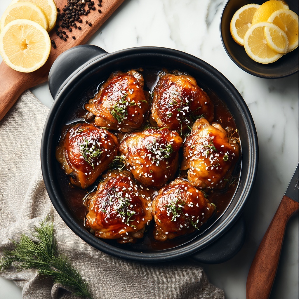 Oven-Baked Teriyaki Chicken Thighs Recipe - Recipe Image