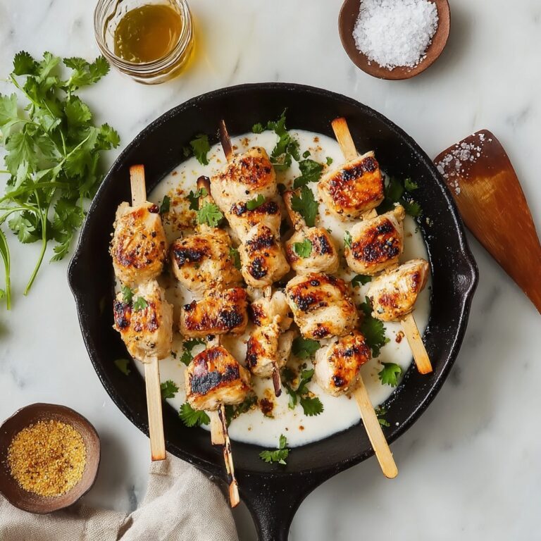 Grilled Thai Coconut Chicken Skewers Recipe