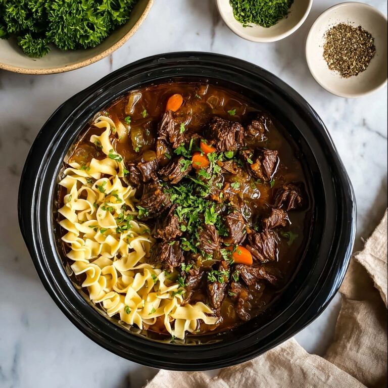 Crockpot Beef and Noodles Recipe
