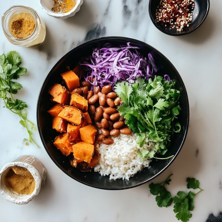 Thai Peanut Sweet Potato Buddha Bowl Recipe