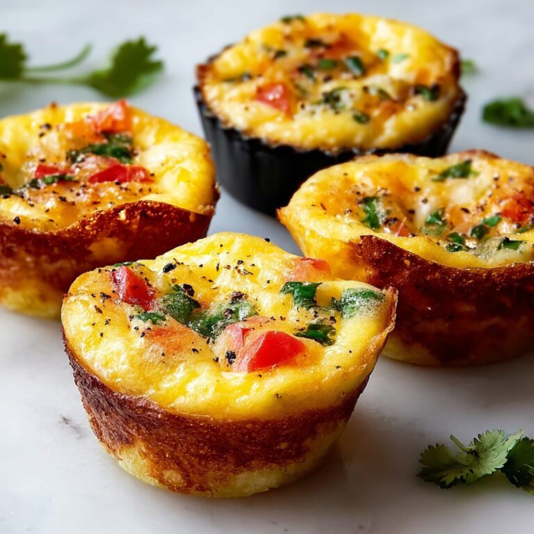 Mini Cheddar Bacon Egg Quiches Recipe