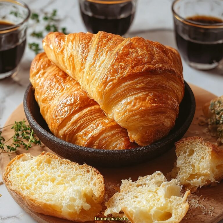 Flaky Homemade Croissants Recipe