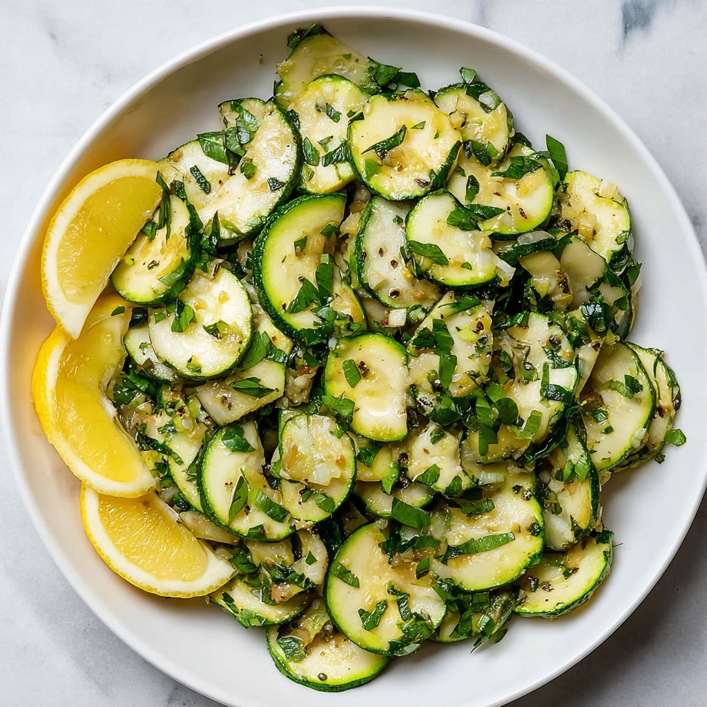 Sautéed Zucchini with Garlic, Basil, and Lemon Recipe - Recipe Image