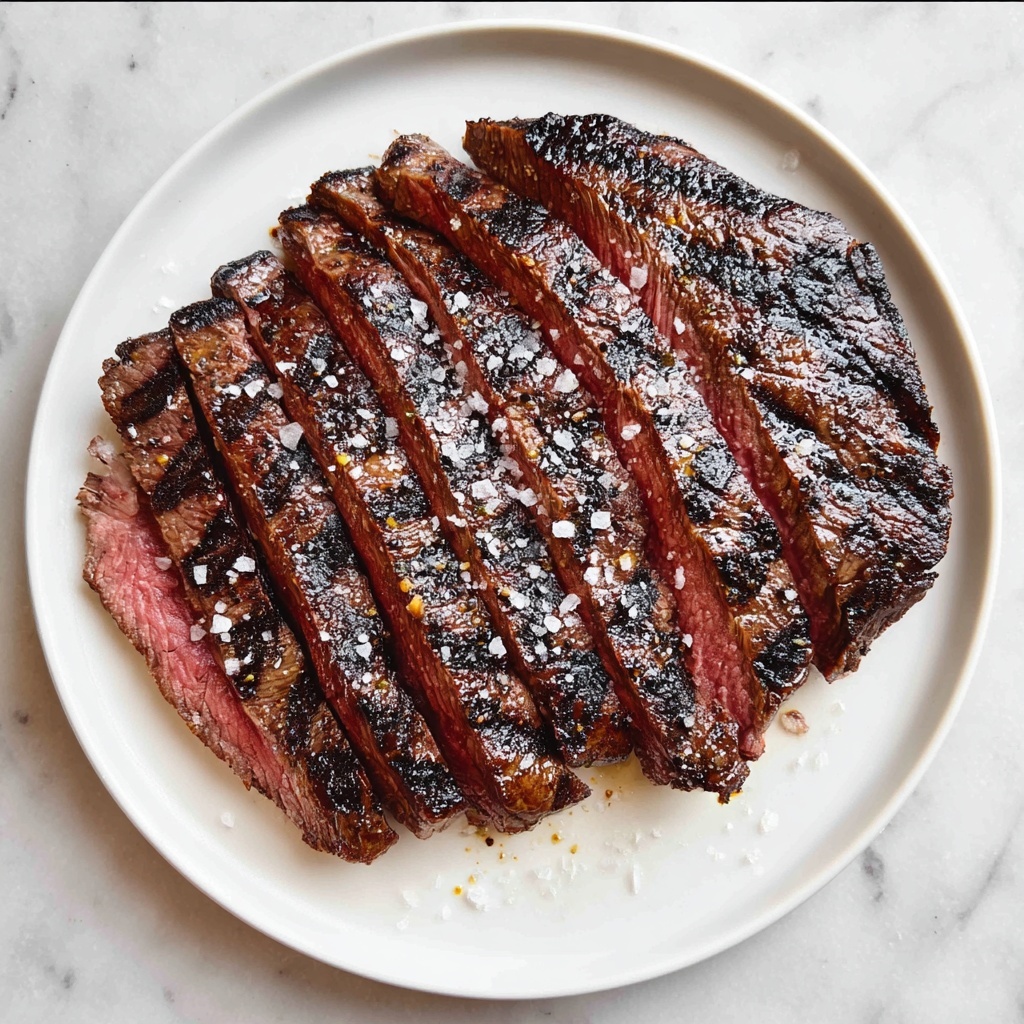Grilled Flank Steak with Worcestershire Marinade Recipe - Recipe Image