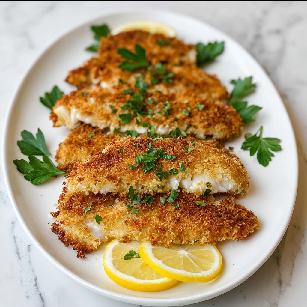 Parmesan Panko Baked Cod Recipe - Recipe Image