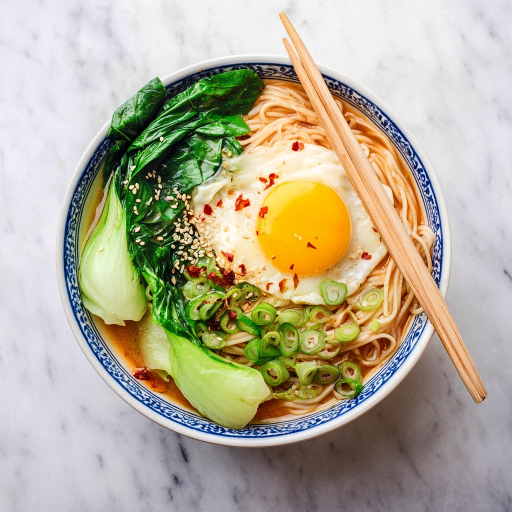 Miso Ramen with Bok Choy Recipe - Recipe Image